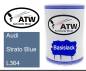 Preview: Audi, Strato Blue, L364: 500ml Lackdose, von ATW Autoteile West.